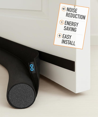 under Door Draft Stopper for Bottom of Doors, 1 Sided